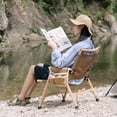 thumbnail image 2 of Armchair Canvas Hanging Bag Camp Chair Side Storage Bag Multi Pocket Outdoor Furniture Accessories, 2 of 9