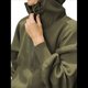 thumbnail image 1 of Sudadera con Capucha y Media Cremallera para Mujer, Informal, de Larga, Corta, con Cremallera de un Cuarto. Verde XL, 1 of 8