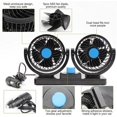 thumbnail image 3 of Ventilador eléctrico para coche de 12 V con cambiador de velocidad, enfriador de aire de verano para pasajeros, bebés y mascotas en el asiento trasero (rotación de 360 grados), 3 of 5