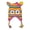 Rainbow, variant on Character Knitted Laplander Cap, Ice Cream Cake