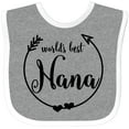 thumbnail image 3 of Inktastic World's Best Nana Girls Baby Bib, 3 of 4