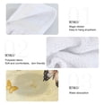 thumbnail image 5 of 2 Bathroom Towels Kitchen Towels 18.2x14In Velcro Hand Wipes Dish Cloths & Dish Towels Washroom Towels Face Towel Hand Wipes Beautiful Pale Yellow Butterfly, 5 of 7