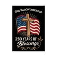 thumbnail image 6 of BSJJY American 250th Anniversary Small Garden Flag 12x18 Inches, Double-Sided USA Bicentennial Patriotic Pattern Yard Sign for Home Farmhouse Outdoor Lawn Decor (F), 6 of 6