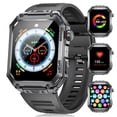thumbnail image 1 of Reloj inteligente LIGE Military para hombre con pantalla HD de 5 ATM a prueba de agua, 1 of 8