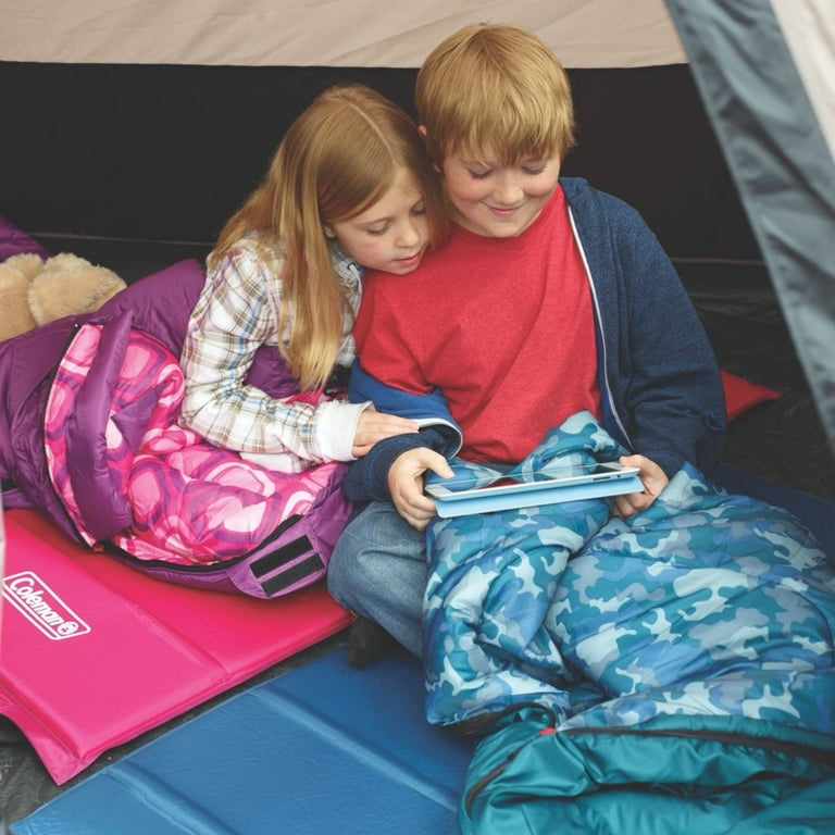 Coleman Kids 45°F Sleeping Bag for Children up to 5ft 5in Tall