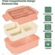 thumbnail image 3 of Lunch Box, 1400ml Bento Lunch Box For Adults And Children, Food Container With 3 Compartments, 3 of 5