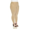 thumbnail image 2 of White Mark Women's Stretchy High Waist Pants, 2 of 5