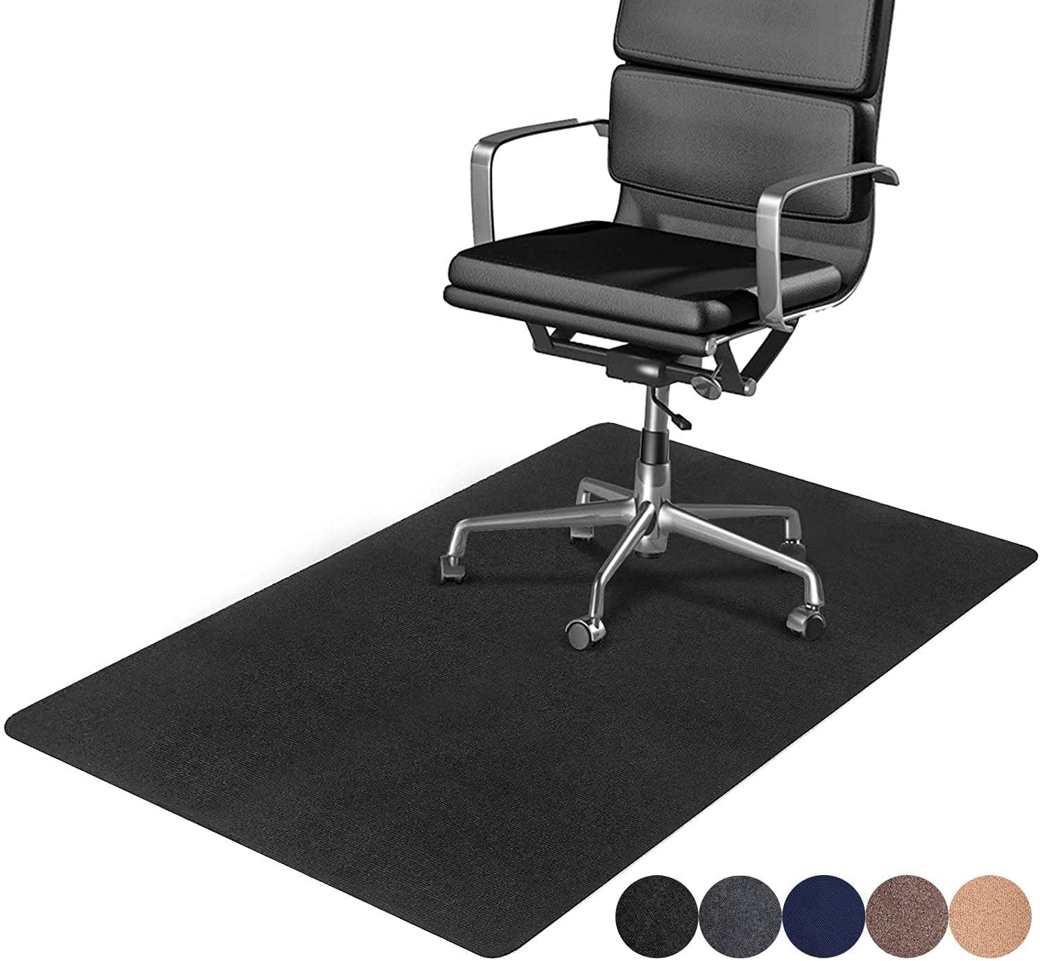 Rectangular Non-Slip Spiked Office Chair Mat Carpet Floor Protector PVC 48"x36" 