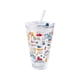 thumbnail image 2 of Inteprter Taza duradera reutilizable de gran capacidad para bebidas frías, refrescos, té, boca ancha, bonitos vasos para beber de verano Teteras, 2 of 6