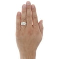 thumbnail image 5 of 10K White Gold Genuine Diamond 7 Stone Channel Set Wedding Ring 10mm Band 1 Ct., 5 of 5