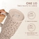 thumbnail image 4 of Vaso SANDJEST de 40 oz con mango de acero aislante Leopard, 4 of 8