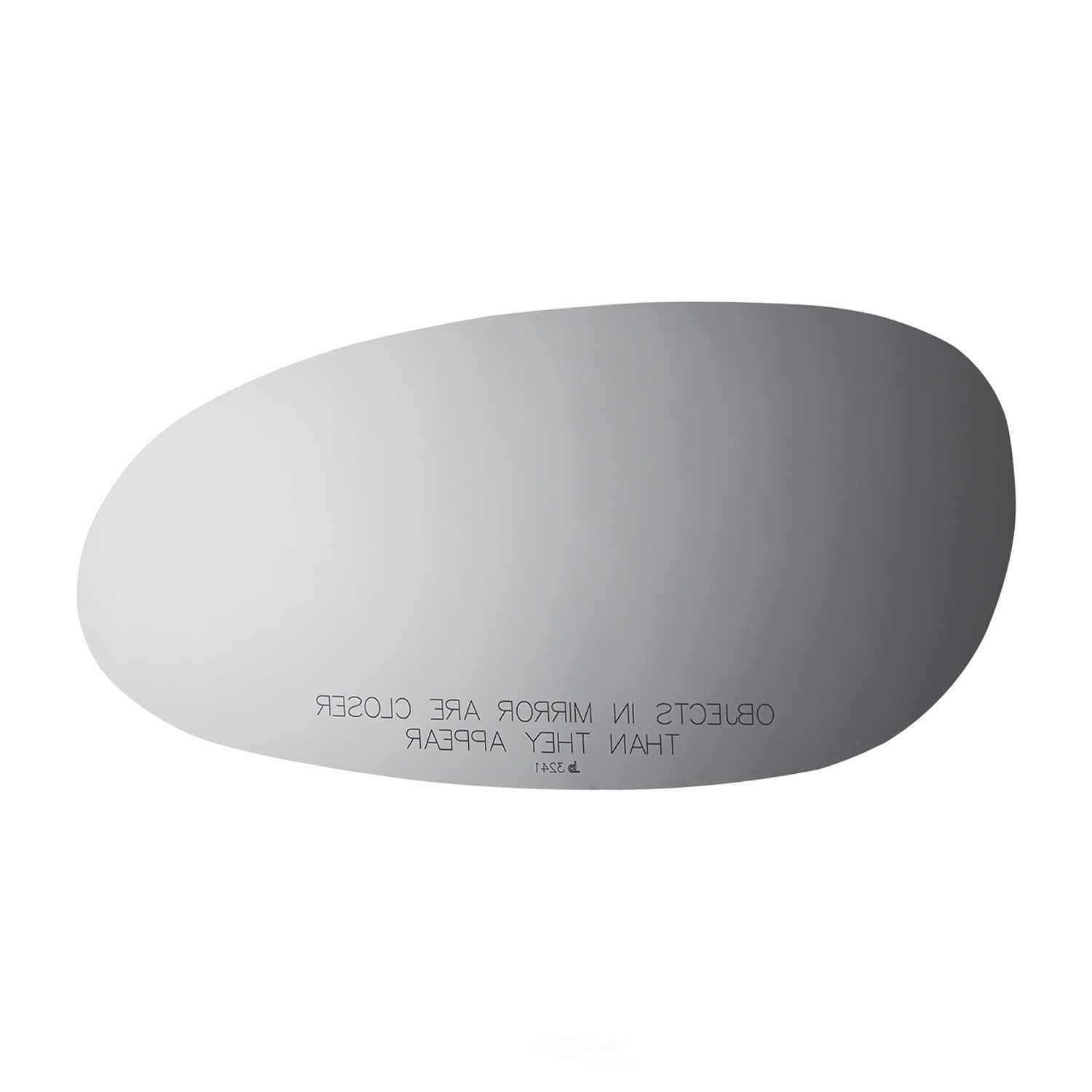 Burco Side View Mirror Replacement Glass - Clear Glass - 3241