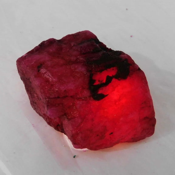 Natural Red Ruby Rough Earth Mined 165.00 Ct CERTIFIED Gemstone Ring Making