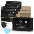 thumbnail image 2 of Mascarillas desechables Litepak negras transpirables, 1000 piezas, 2 of 6