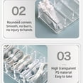 thumbnail image 4 of Contenedor De Compartimentos, Caja De Almacenamiento Transparente De 8 Rejillas, Cajón Multifuncional, Contenedor De Almacenamiento Para Sala De Estar, Dormitorio, Oficina Speravity HA012863-00, 4 of 6