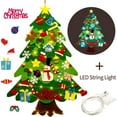 thumbnail image 2 of Shoreew Montessori Felt Christmas Tree for Toddlers with Lights DIY Games Kids Plush Christmas Tree Set with 32/40 Ornaments, 2 of 7