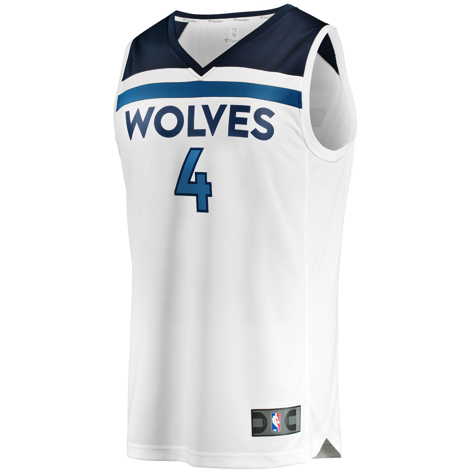 timberwolves jersey white