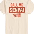 thumbnail image 3 of Instant Message - Call Me Senpai - Men's Short Sleeve Graphic T-Shirt, 3 of 6
