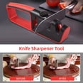 thumbnail image 4 of Knife Sharpeners with 6 Adjustable Angle 3-Stage Coarse and Fine Grinding Non Slip Hand Held Manual Knife and Scissor Sharpener Knife for Kitchen / Home, 4 of 7