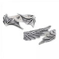thumbnail image 1 of 2xAngel Demon Wing Parejas Anillos Hombres Mujeres Tamaño Ajustable Joyería De Boda Sunnimix Anillos de pareja, 1 of 8