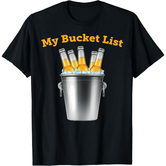 Vintage T-shirts My Bucket List Beer Ice Gift For Beer lover T-Shirt