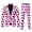 Z01-Pink, variant on Mens Heart Suit Valentines Day Slim Fit Printed Blazer and Pants Love 2 Piece Outfit for Party and Wedding