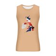 thumbnail image 2 of Tanques para Hombre de Verano Solto Chaleco Impresión Deportivo Cuello Redondo, Casual sin Mangas para Diario, Negocios Y Al Aire Libre, 2 of 3