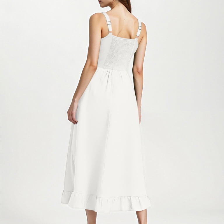 short white pirate dress Allium Mini Dress
