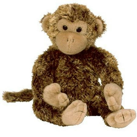Stuffed Chimpanzee - TY Beanie Baby - BONSAI the Chimpanzee (9 inch)