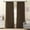 Dark Chocolate, variant on Nalqet Pinch Pleated Linen Curtains 84 inch Length 2 Panels Set, Light Filtering Linen Blend Sheer Drapes Memory Trained Pleated Curtain Back Tab with Hooks Rings for Living Room Bedroom, Dark Grey