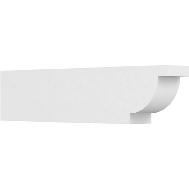 Ekena Millwork RFTP06X10X42ALP 10 x 6 x 42 Po Queue de Chevron en PVC de Qualité Architecturale Standard