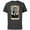 Charcoal, variant on Tarot Arcana Captain America as the Chariot Card - Short Sleeve Cotton T-Shirt for Adults - Customized-Black