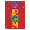 thumbnail image 1 of Toland Home Garden 101170 Red Open 28 x 40 Inch Decorative, Double Sided House Flag-28" x40", 1 of 5