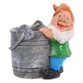 thumbnail image 1 of Unique Elf Dwarf Resin Flower Pot Outdoor Succulent Planter Decorative Planter For Home Decor Gnome Statue Flowerpot Garden Decor, 1 of 3