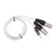 thumbnail image 2 of Cable de Audio Adaptador 3.5mm 1/8'' a Doble XLR Macho Baoblaze 150cm, 2 of 6