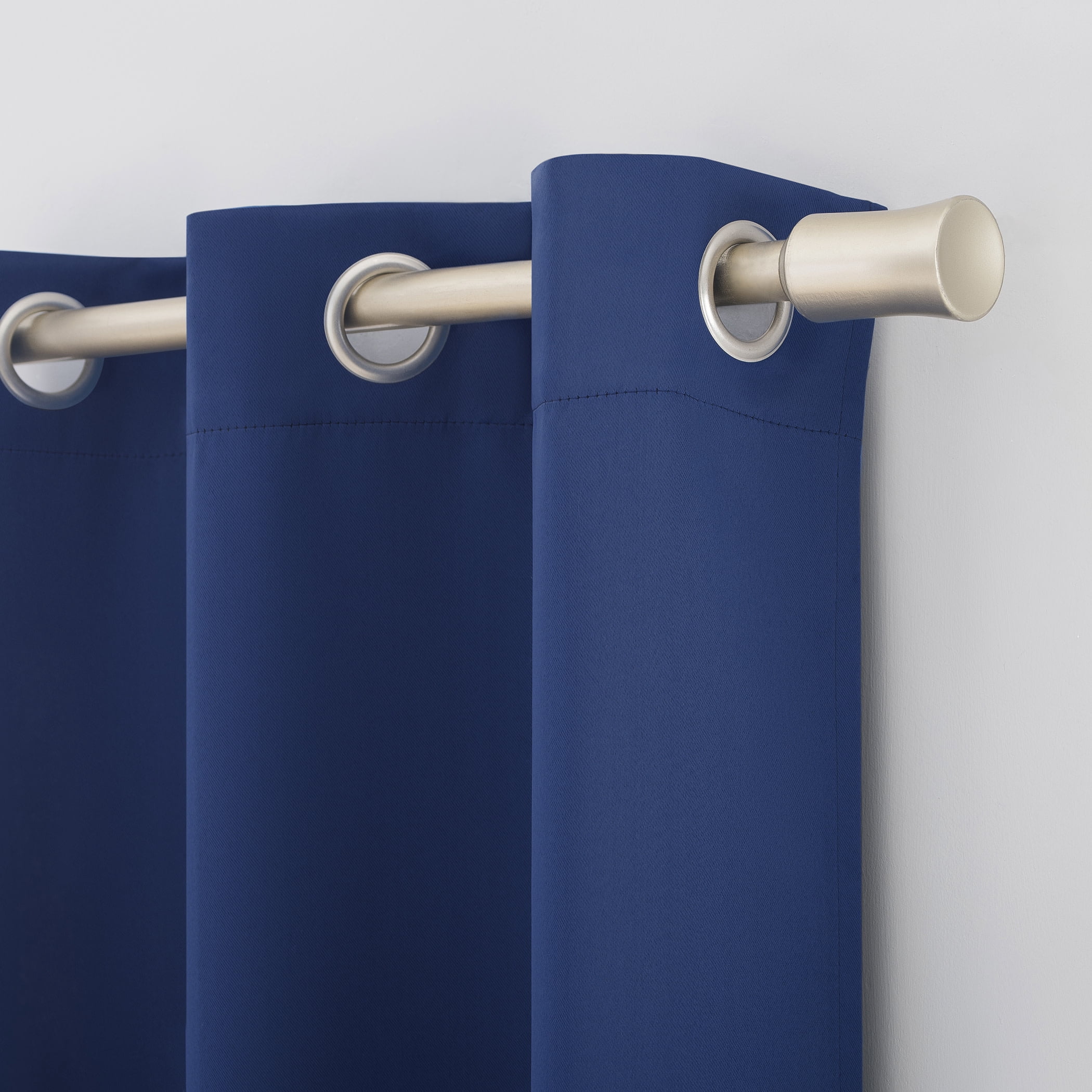 Sun Zero Riley Kids Bedroom Blackout Grommet Curtain Panel, 40" X 95" In Classic Blue