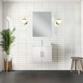 thumbnail image 6 of Geneva 24 in. W Glossy White Bath Vanity and Cultured Marble Top, 6 of 6
