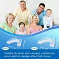thumbnail image 4 of Mouth Guard for Grinding Teeth and Clenching Anti Grinding Teeth Custom Moldable Dental Night Guard Dental Night Guards -4 Pack/2 Size, 4 of 8
