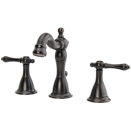 Fontaine Bronze - Fontaine Bellver Oil Rubbed Bronze Widespread Bathroom Faucet