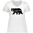 thumbnail image 3 of Inktastic California Black Bear Silhouette Women's Plus Size T-Shirt, 3 of 5