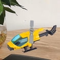 thumbnail image 1 of Avión de colección de helicópteros de aleación fundida para niños y adultos, decoración de pasteles, regalo de cumpleaños, adorno, recuerdo de fiesta, amarillo, 1 of 10