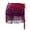 02 Red, variant on Women's Sequin Fringe Mini Skirt, Sparkly Tassel Belly Dance Hip Scarf Wrap for Rave Festival Disco Party