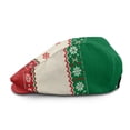 thumbnail image 2 of Chririnla Christmas Polyester Forward Newsboy Hat Featuring Santa Snowflake, Vintage Flat Ivy Cap for All Season Outdoor Hiking, 2 of 4