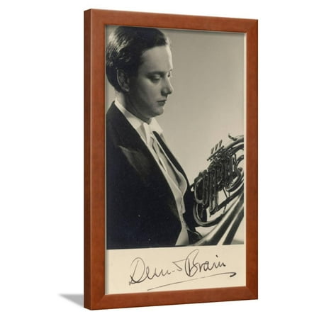 Dennis Brain Musician: Legendary French Horn Player Framed Print Wall (Best French Horn Player)