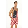 thumbnail image 4 of Bib Overalls for Men Shorts Jumpsuit Festival Coveralls, 4 of 5