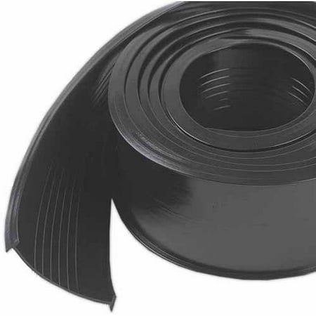 M-D Products 08462 Black Garage Door Vinyl Bottom Replacement, 2-1/2" x 18'