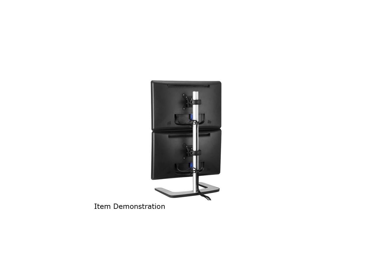 Atdec Visidec VFS-DV Freestanding LED/LCD Vertical Dual Monitor Stand