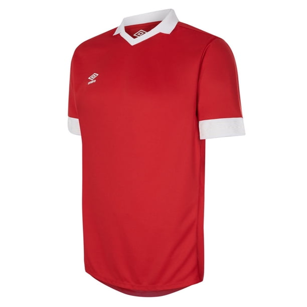 Umbro - Jersey Tempest para Hombre (Bermellón, Blanco)