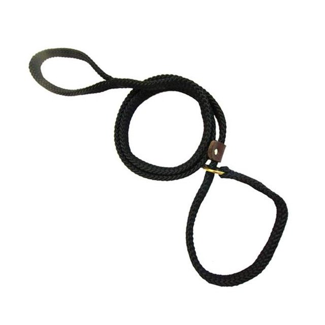 Lone Wolf 3643-RY Flat Braided Rope Lead with Slip, Royal Blue - 0.62 in.