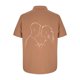 thumbnail image 5 of Mens Manga Corta Botón Abajo Camisas, Cuello de Vuelta Impresa Blusa, Top de Verano de la Moda Casual, 5 of 9